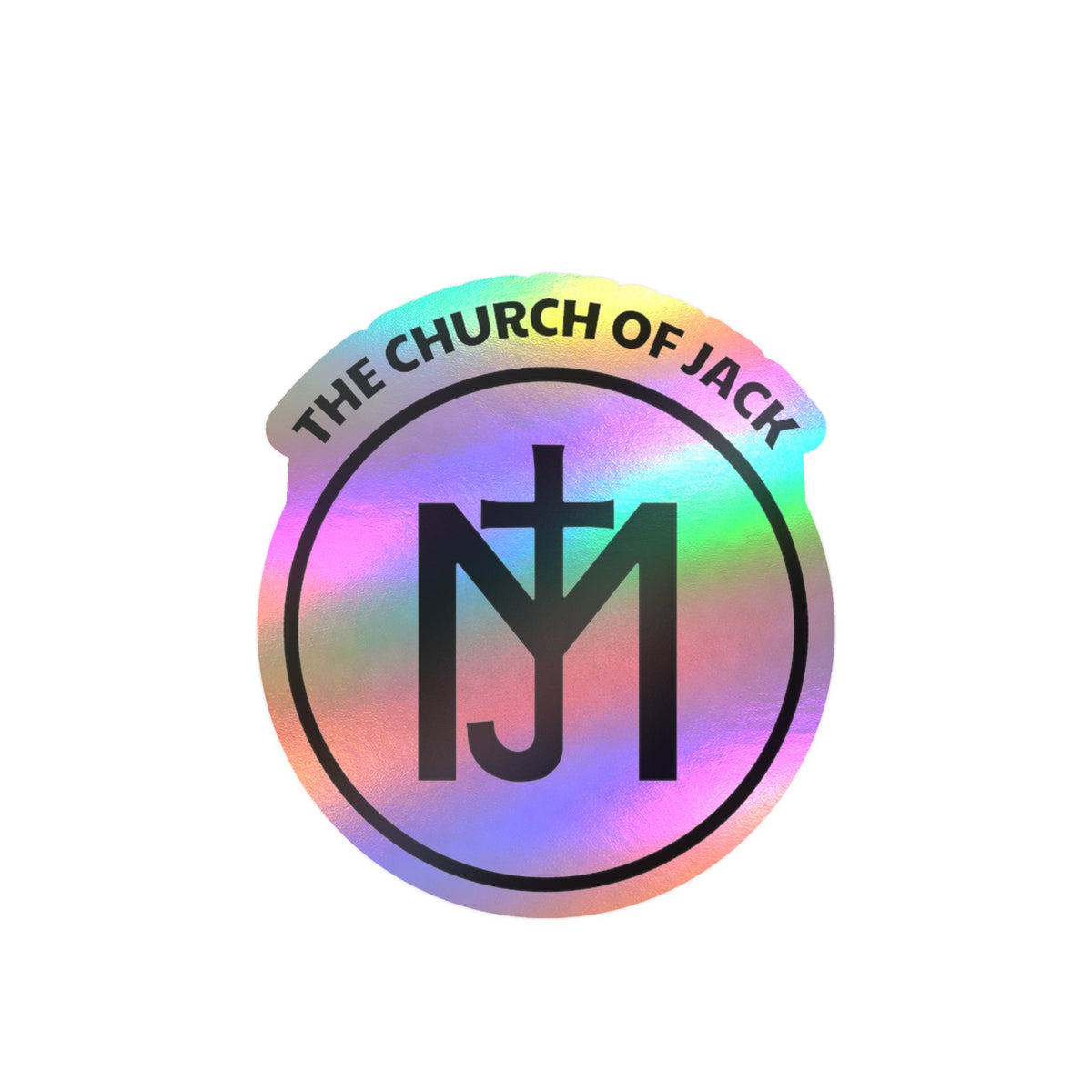 The Church of Jack Logo Vinyl Sticker — Kiss-Cut Decal