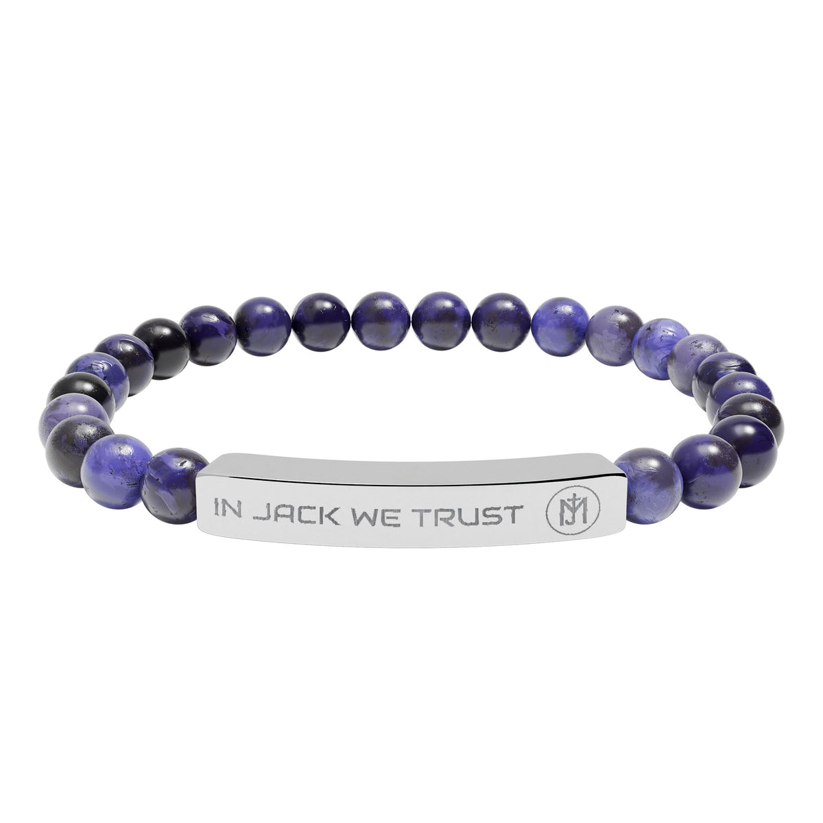 Natural Stone Stretch Bar Bracelet