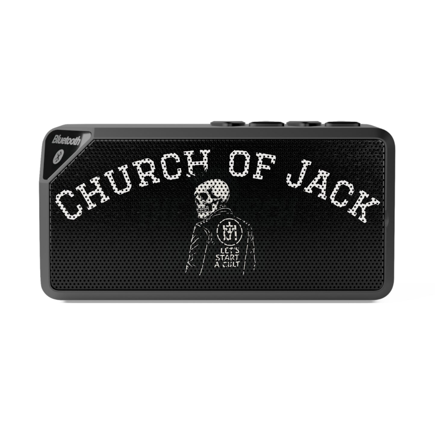 Church of Jack Bluetooth Speaker — Skull Logo Portable Wireless Speaker