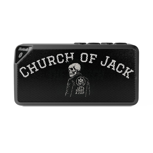 Church of Jack Bluetooth Speaker — Skull Logo Portable Wireless Speaker