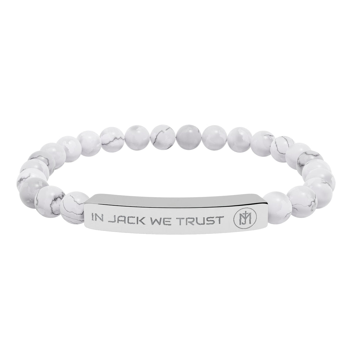 Natural Stone Stretch Bar Bracelet