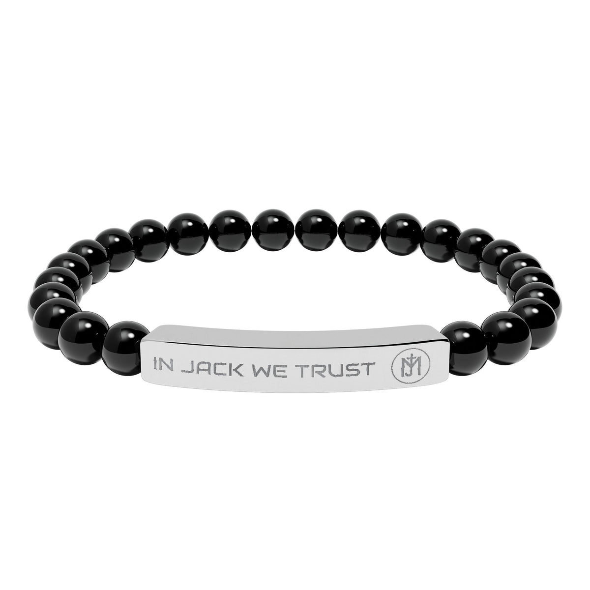 Natural Stone Stretch Bar Bracelet